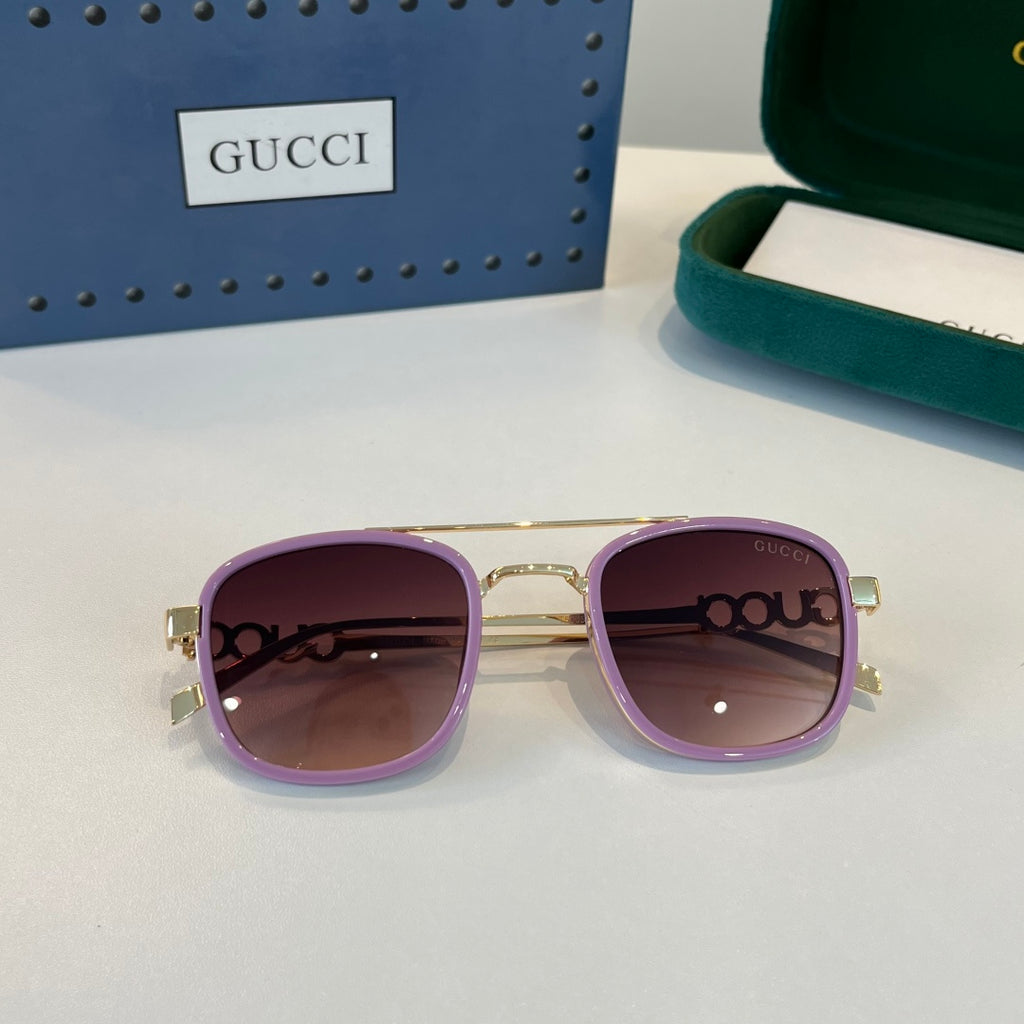 Gucci Oversized Red Lens Sunglasses for Men & Women - 493358 - detail image 4