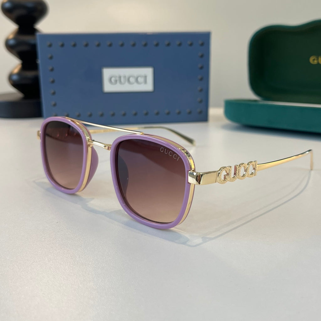 Gucci Oversized Red Lens Sunglasses for Men & Women - 493358 - detail image 3