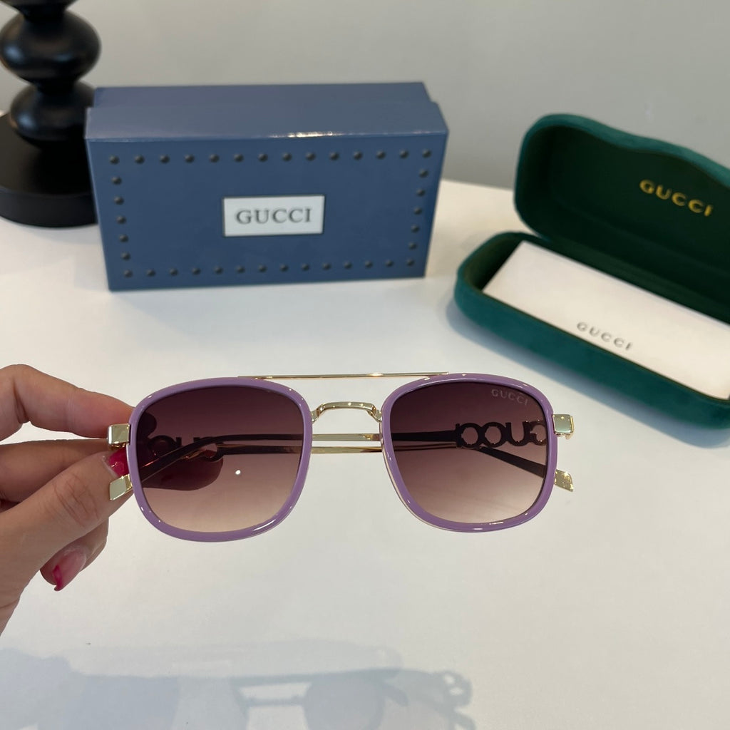 Gucci Oversized Red Lens Sunglasses for Men & Women - 357779 - detail image 5