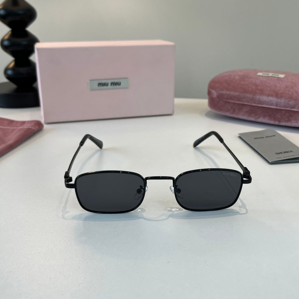 Miu Miu Metal Fashion Silver Lens Sunglasses for Men & Women - 358710 - detail image 2
