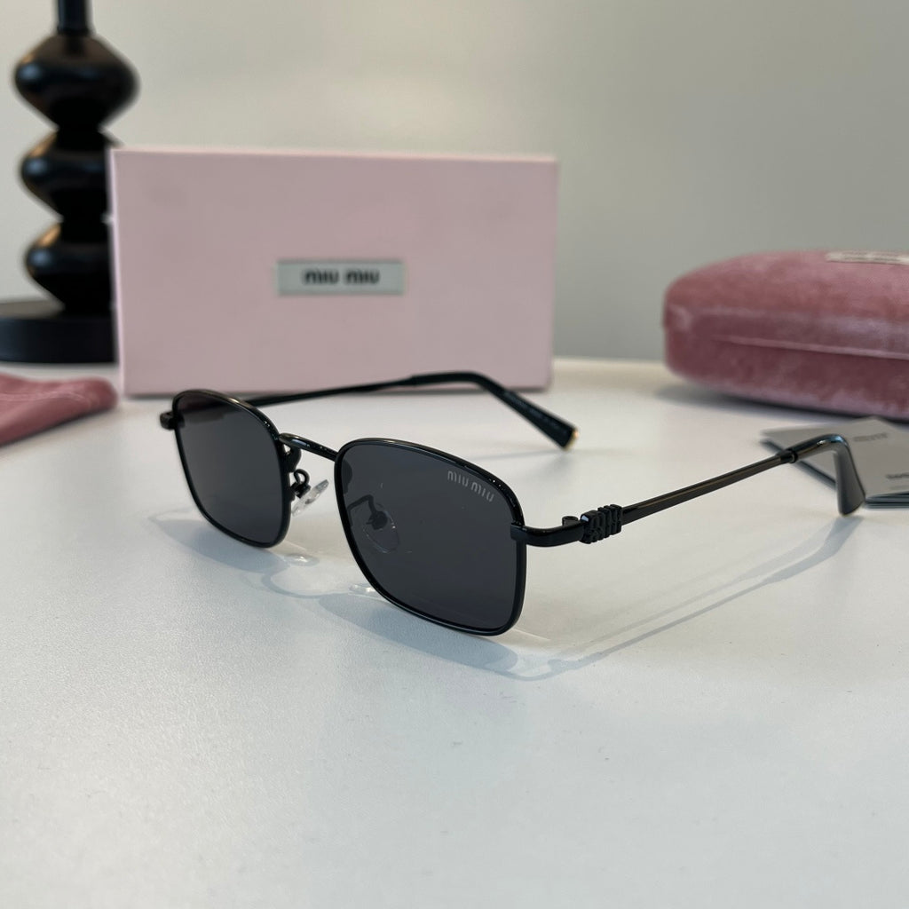 Miu Miu Metal Fashion Silver Lens Sunglasses for Men & Women - 358710 - detail image 3
