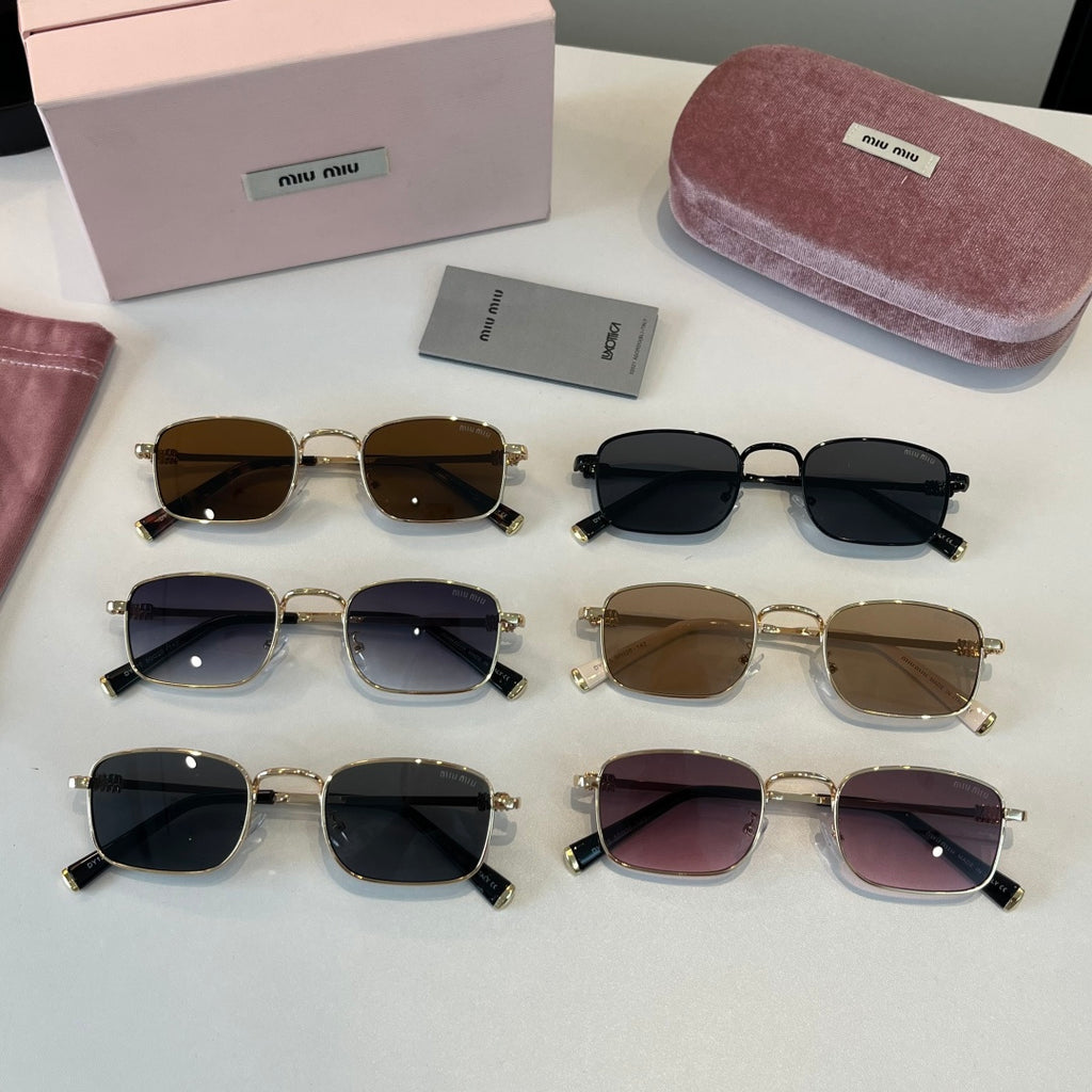 Miu Miu Metal Fashion Brown Lens Sunglasses for Men & Women - 358712 - detail image 11