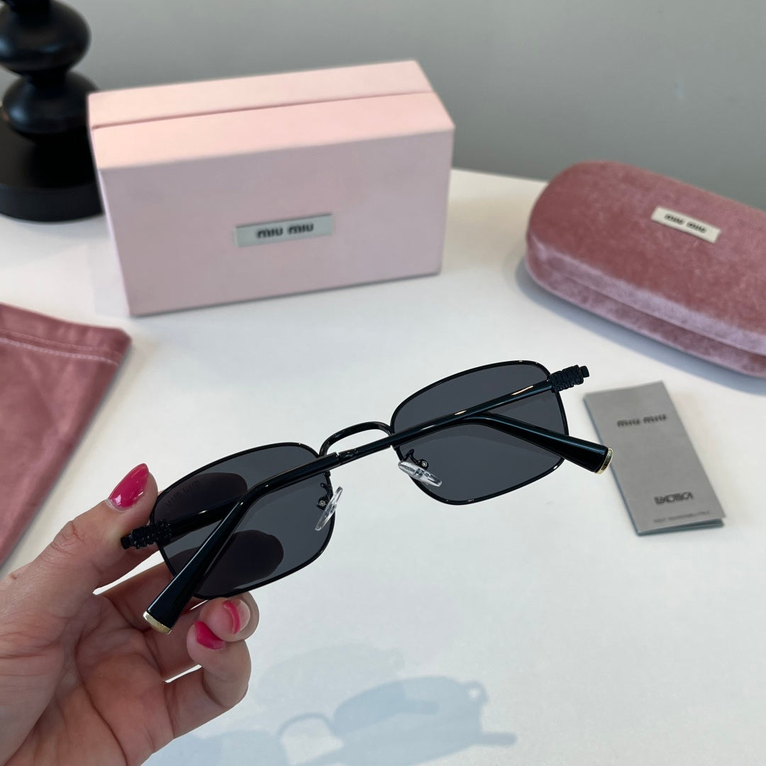 Miu Miu Metal Fashion Silver Lens Sunglasses for Men & Women - 487709 - detail image 8