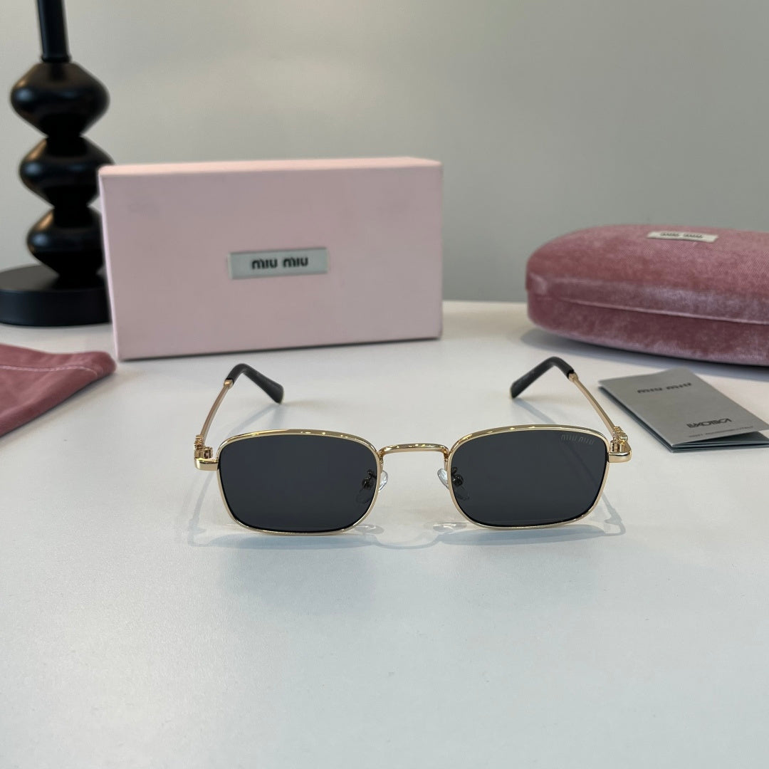 Miu Miu Metal Fashion Silver Lens Sunglasses for Men & Women - 358711 - detail image 2