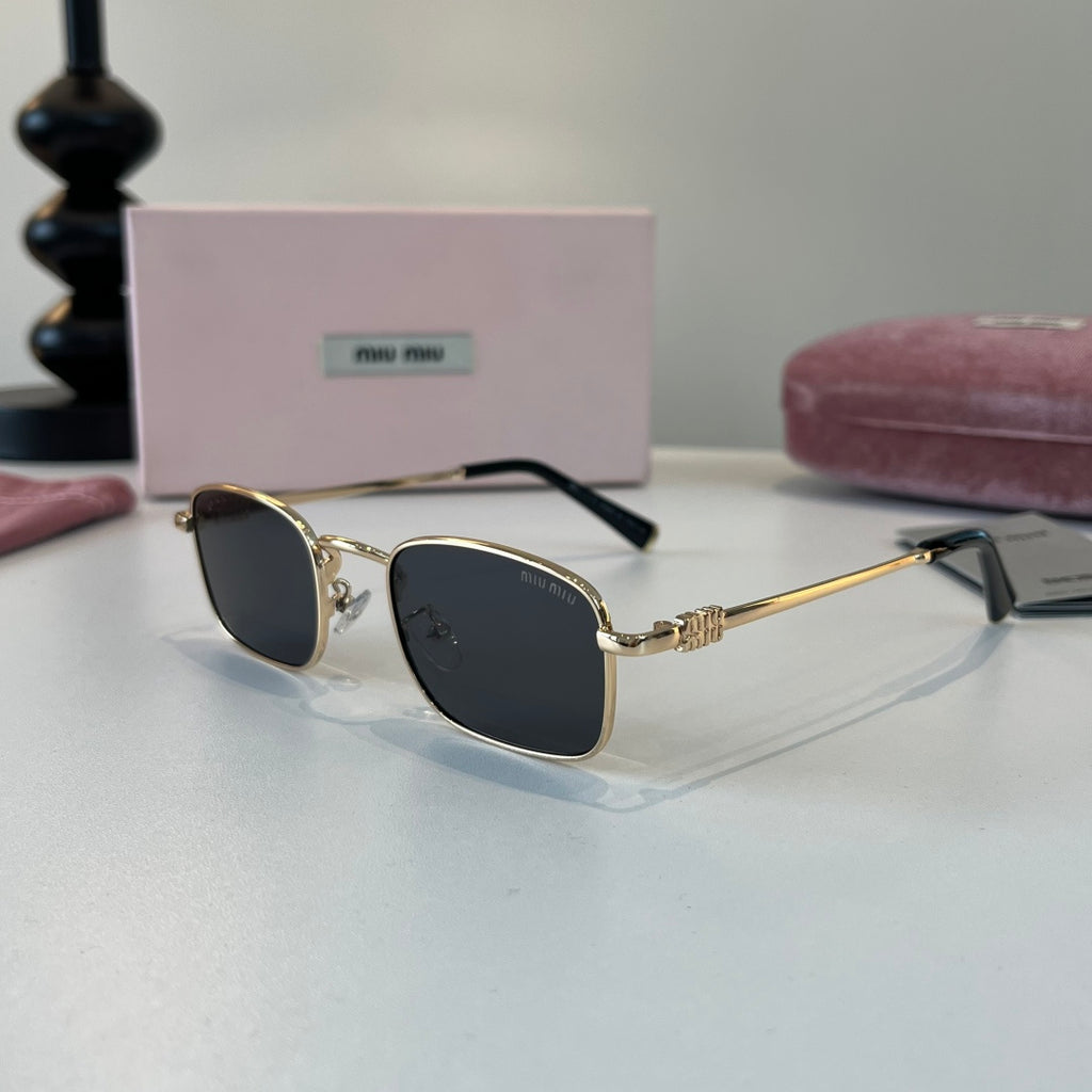 Miu Miu Metal Fashion Silver Lens Sunglasses for Men & Women - 358711 - detail image 3