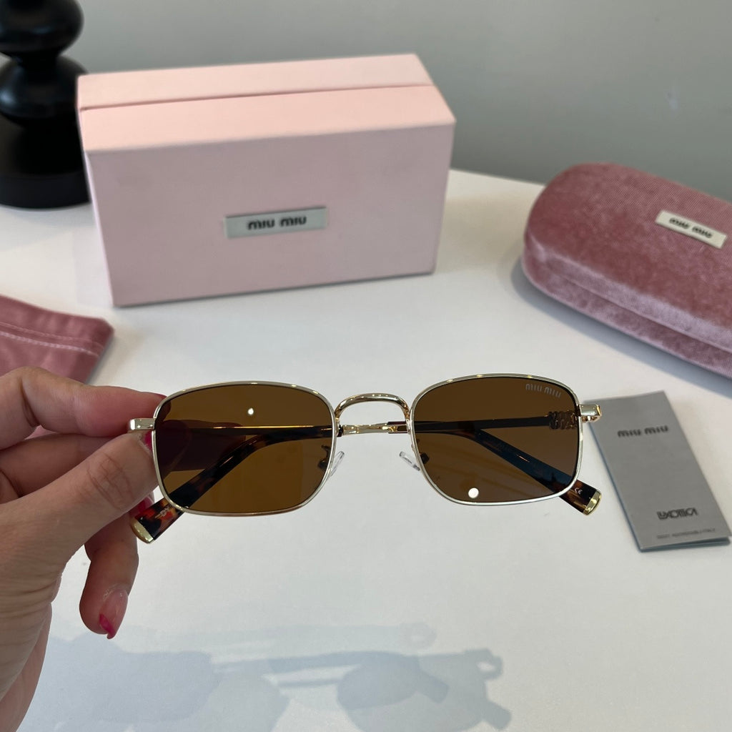 Miu Miu Metal Fashion Brown Lens Sunglasses for Men & Women - 358712 - detail image 5