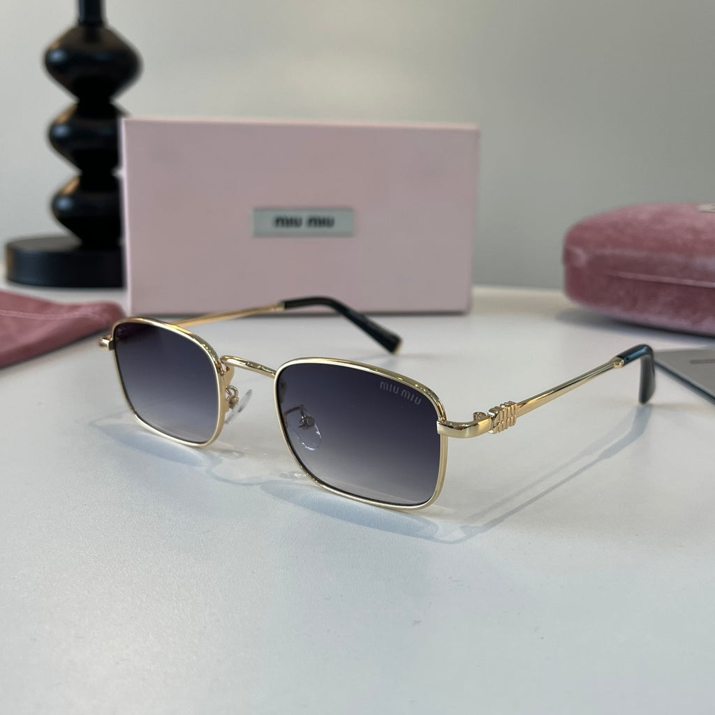 Miu Miu Metal Fashion Silver Lens Sunglasses for Men & Women - 358713 - detail image 3