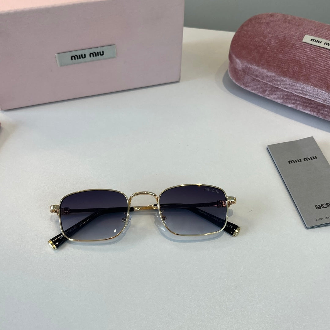 Miu Miu Metal Fashion Silver Lens Sunglasses for Men & Women - 449764 - detail image 4