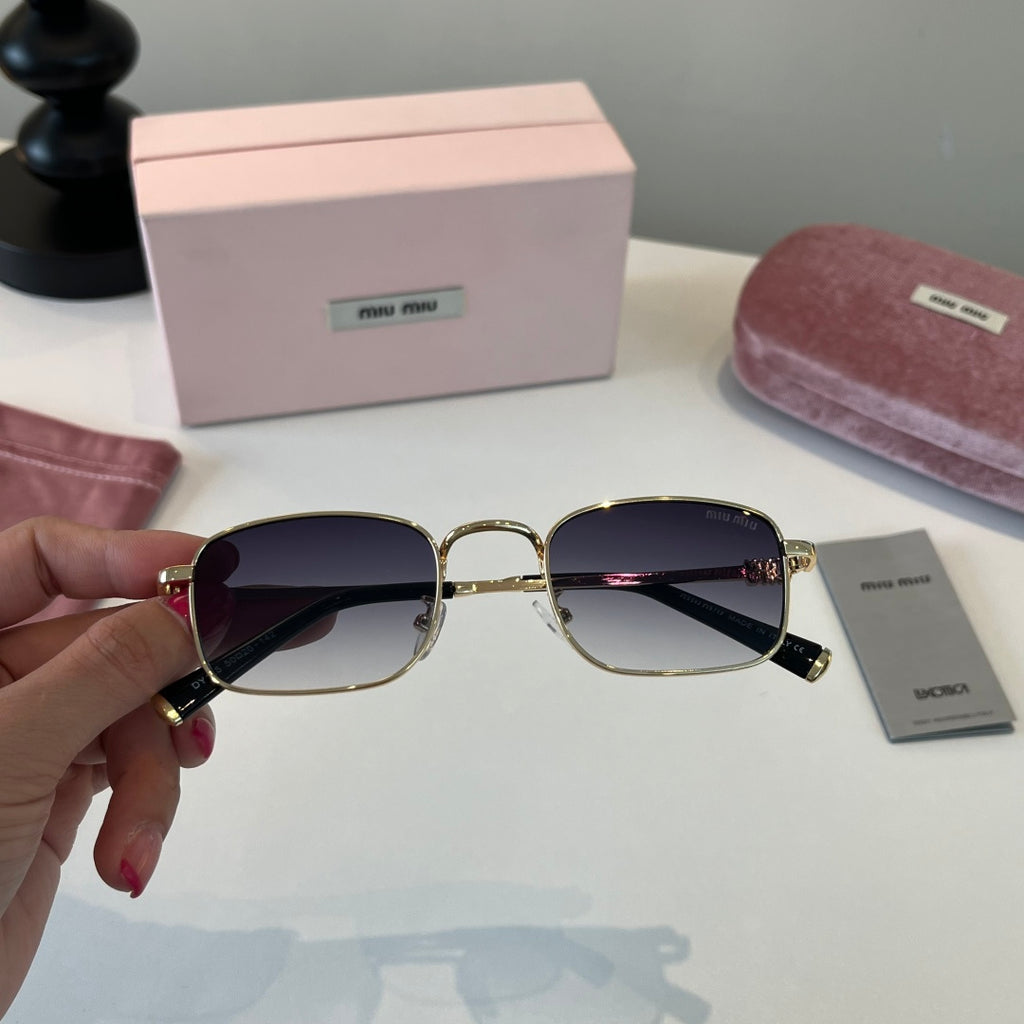 Miu Miu Metal Fashion Silver Lens Sunglasses for Men & Women - 358713 - detail image 5