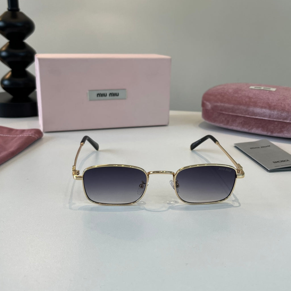 Miu Miu Metal Fashion Silver Lens Sunglasses for Men & Women - 358713 - detail image 2