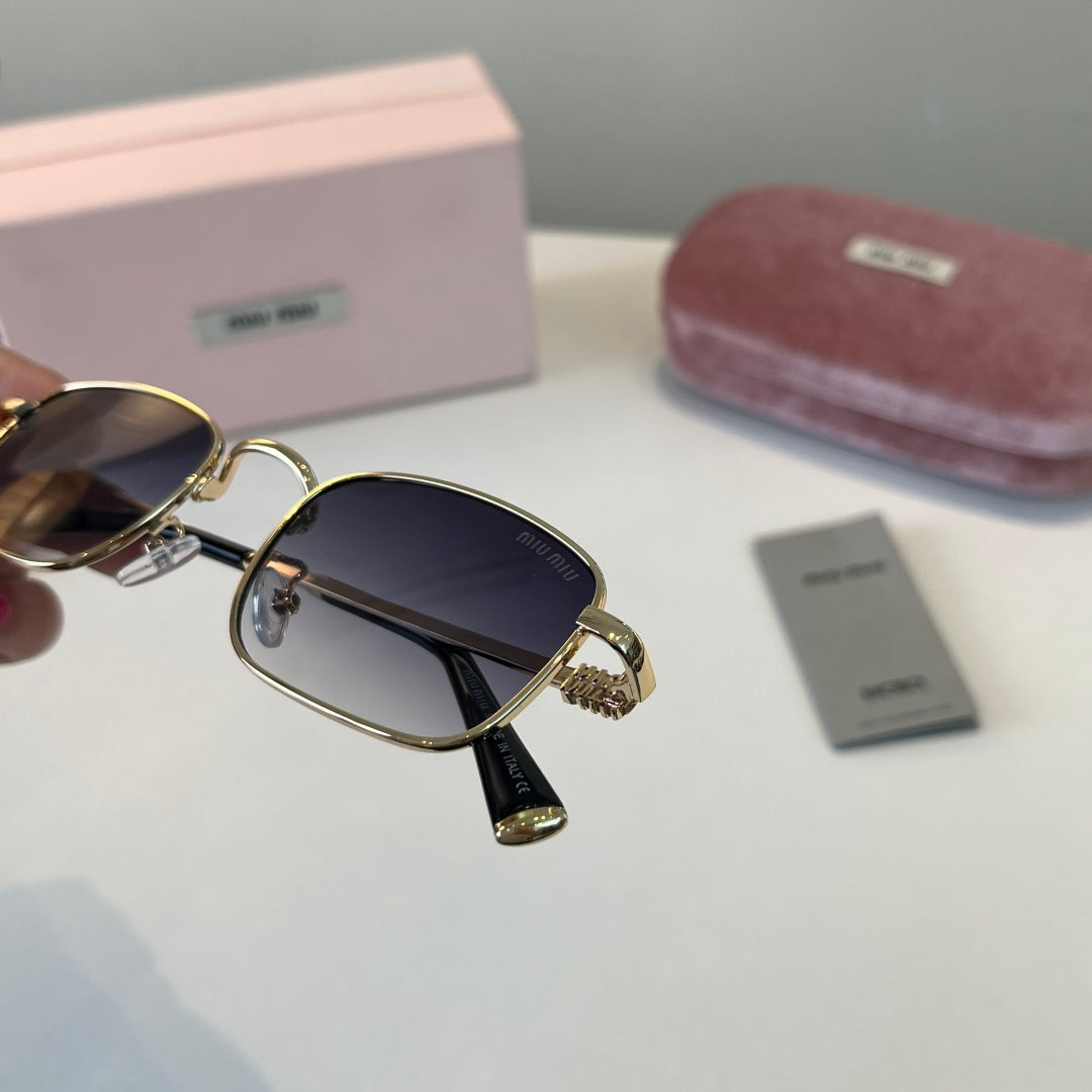 Miu Miu Metal Fashion Silver Lens Sunglasses for Men & Women - 399223 - detail image 6