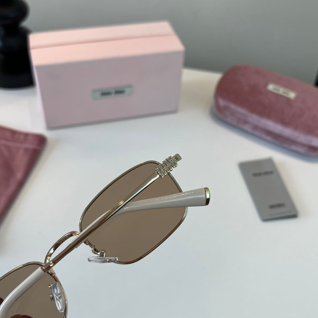 Miu Miu Metal Fashion Brown Lens Sunglasses for Men & Women - 358714 - detail image 7