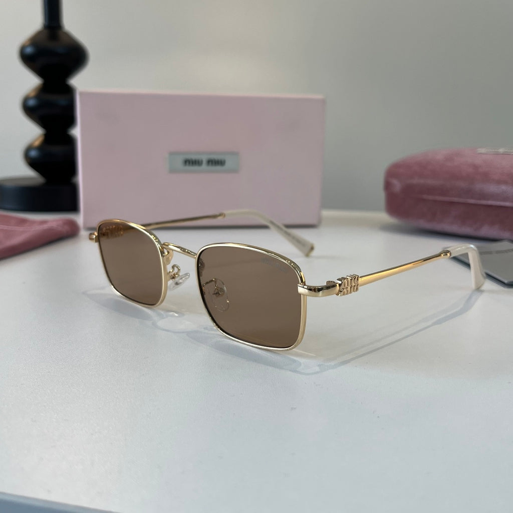 Miu Miu Metal Fashion Brown Lens Sunglasses for Men & Women - 358714 - detail image 3