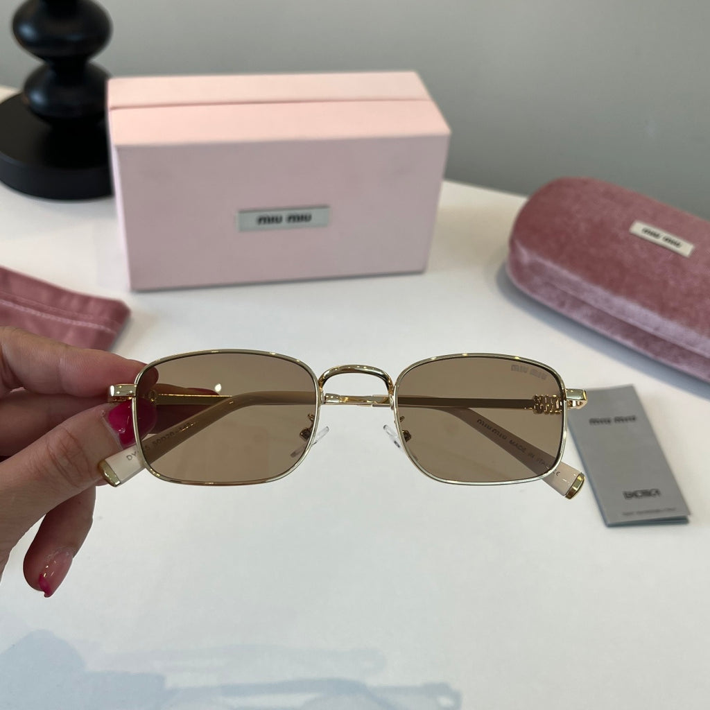 Miu Miu Metal Fashion Brown Lens Sunglasses for Men & Women - 358714 - detail image 5