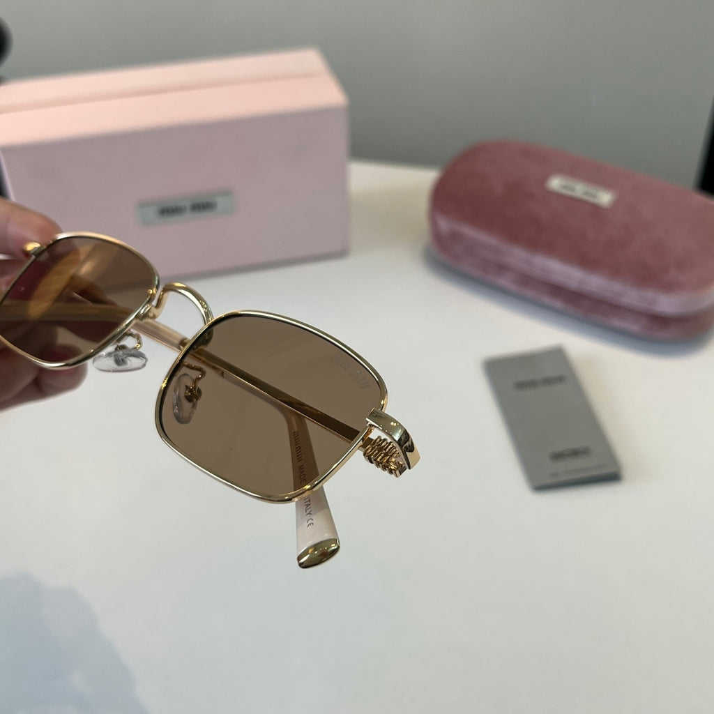 Miu Miu Metal Fashion Brown Lens Sunglasses for Men & Women - 358714 - detail image 6