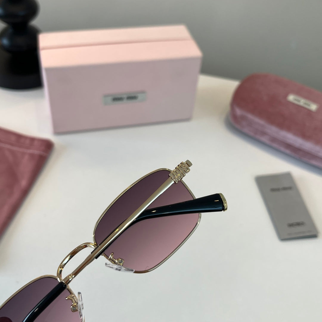 Miu Miu Metal Fashion Silver Lens Sunglasses for Men & Women - 487714 - detail image 7