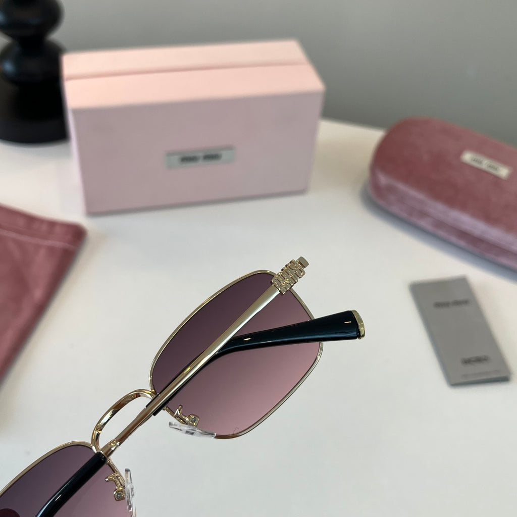 Miu Miu Metal Fashion Silver Lens Sunglasses for Men & Women - 449766 - detail image 7