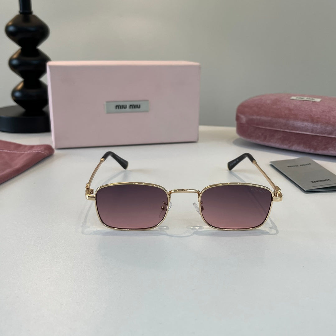 Miu Miu Metal Fashion Silver Lens Sunglasses for Men & Women - 358715 - detail image 2