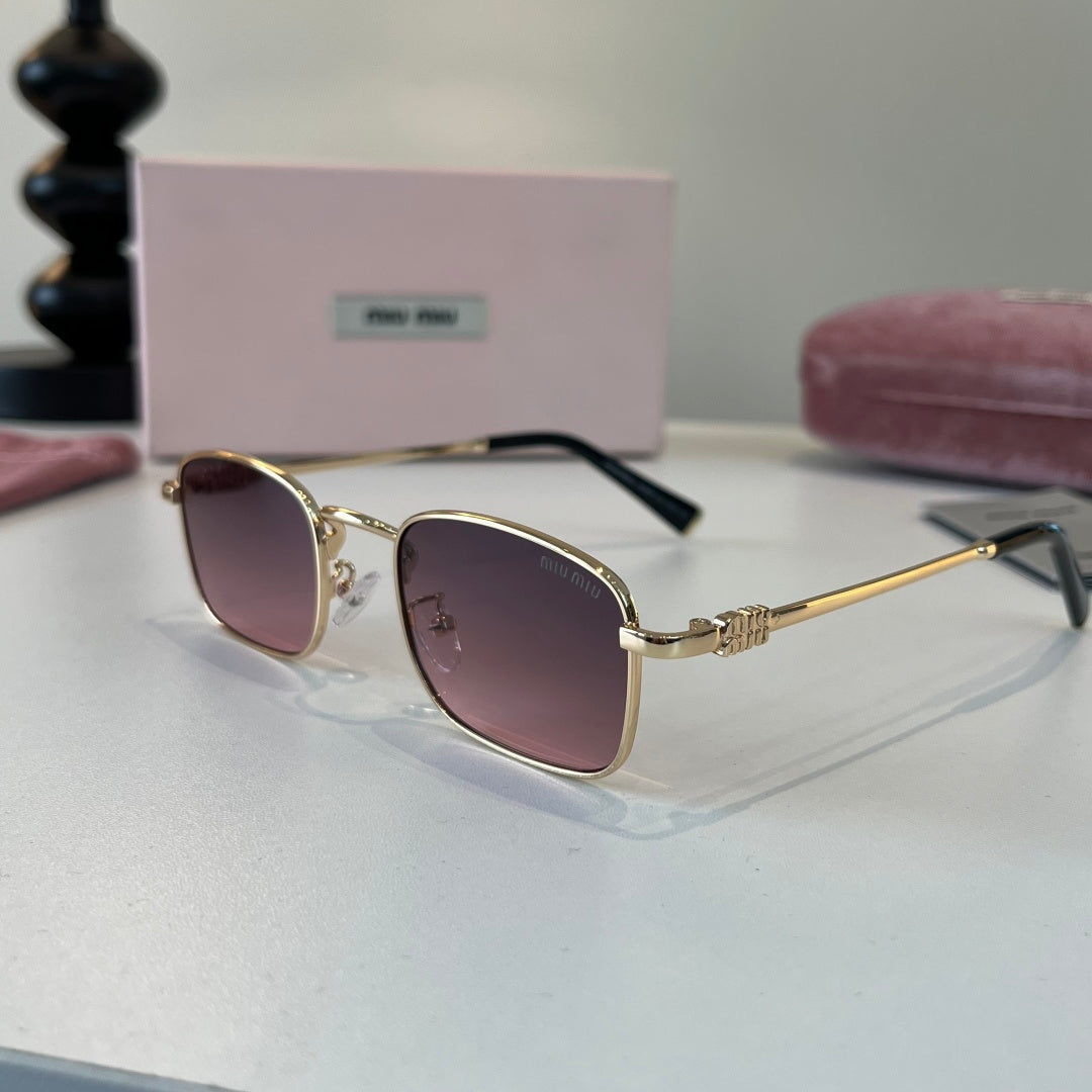 Miu Miu Metal Fashion Silver Lens Sunglasses for Men & Women - 487714 - detail image 3