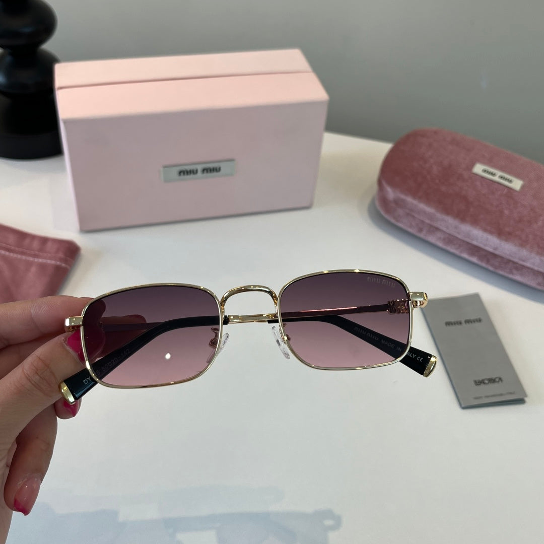Miu Miu Metal Fashion Silver Lens Sunglasses for Men & Women - 487714 - detail image 5