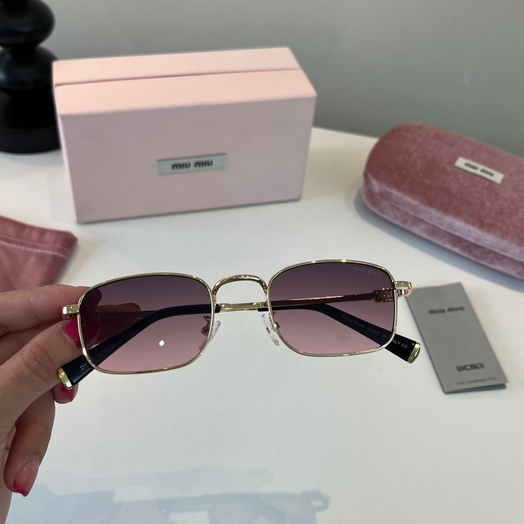 Miu Miu Metal Fashion Silver Lens Sunglasses for Men & Women - 358715 - detail image 5