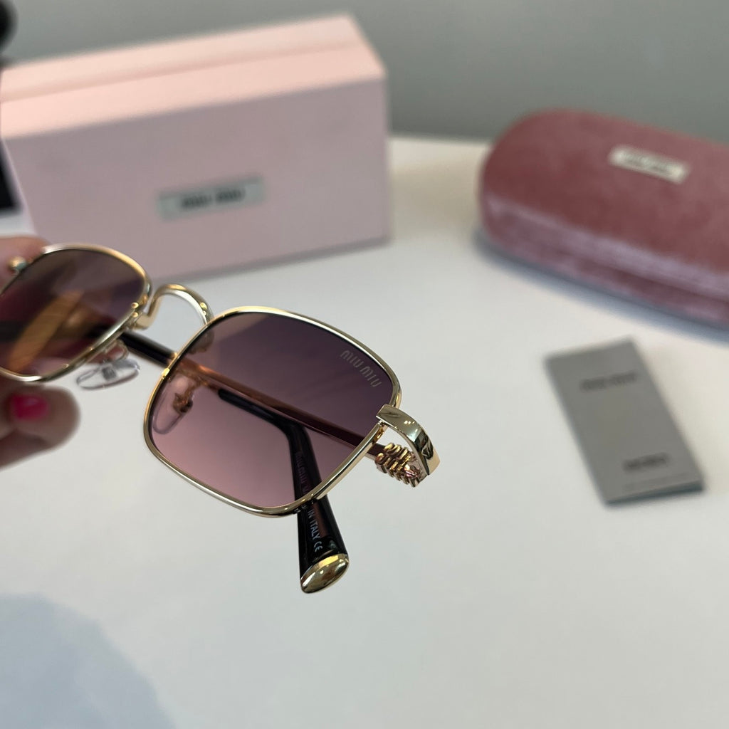 Miu Miu Metal Fashion Silver Lens Sunglasses for Men & Women - 399225 - detail image 6
