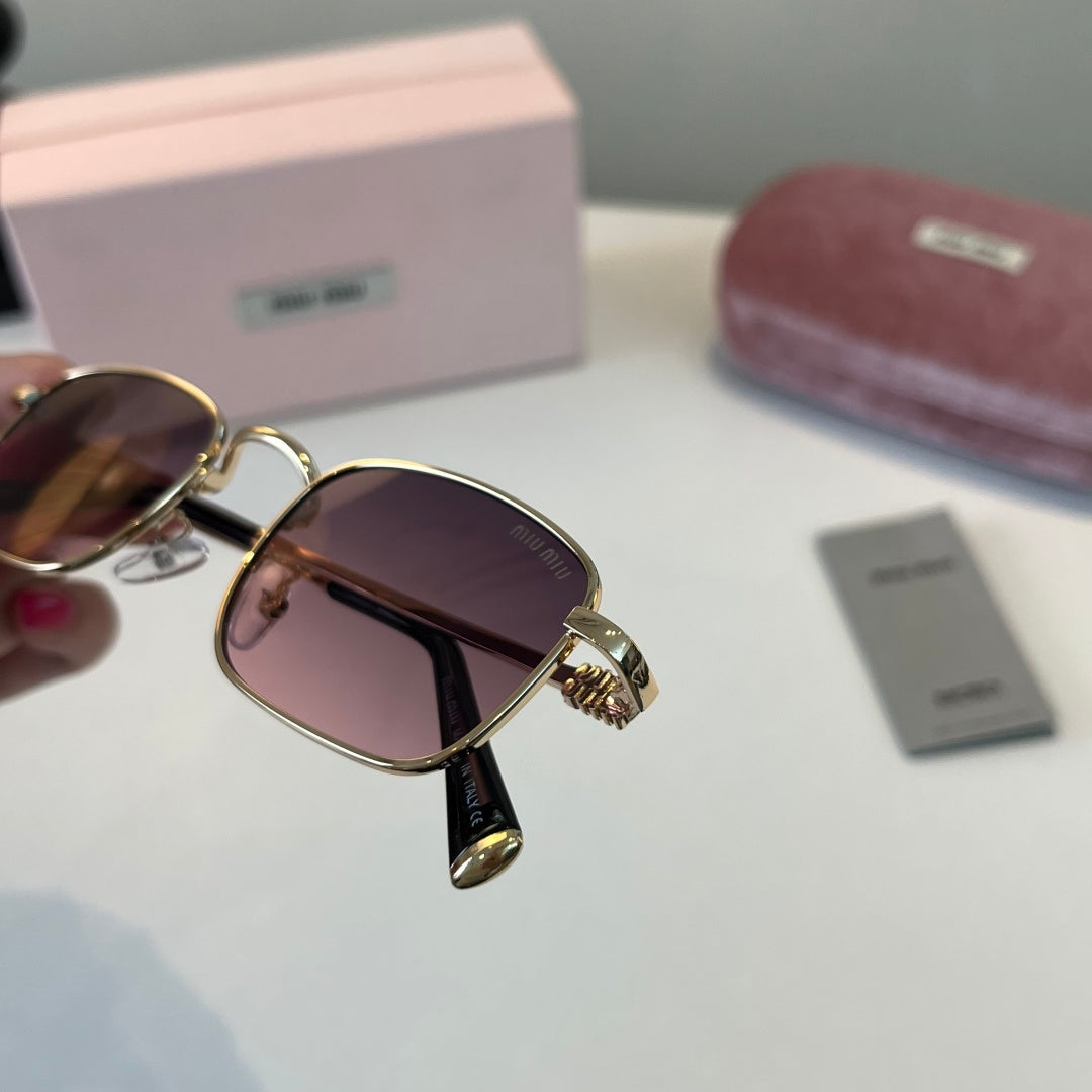 Miu Miu Metal Fashion Silver Lens Sunglasses for Men & Women - 399225 - detail image 6