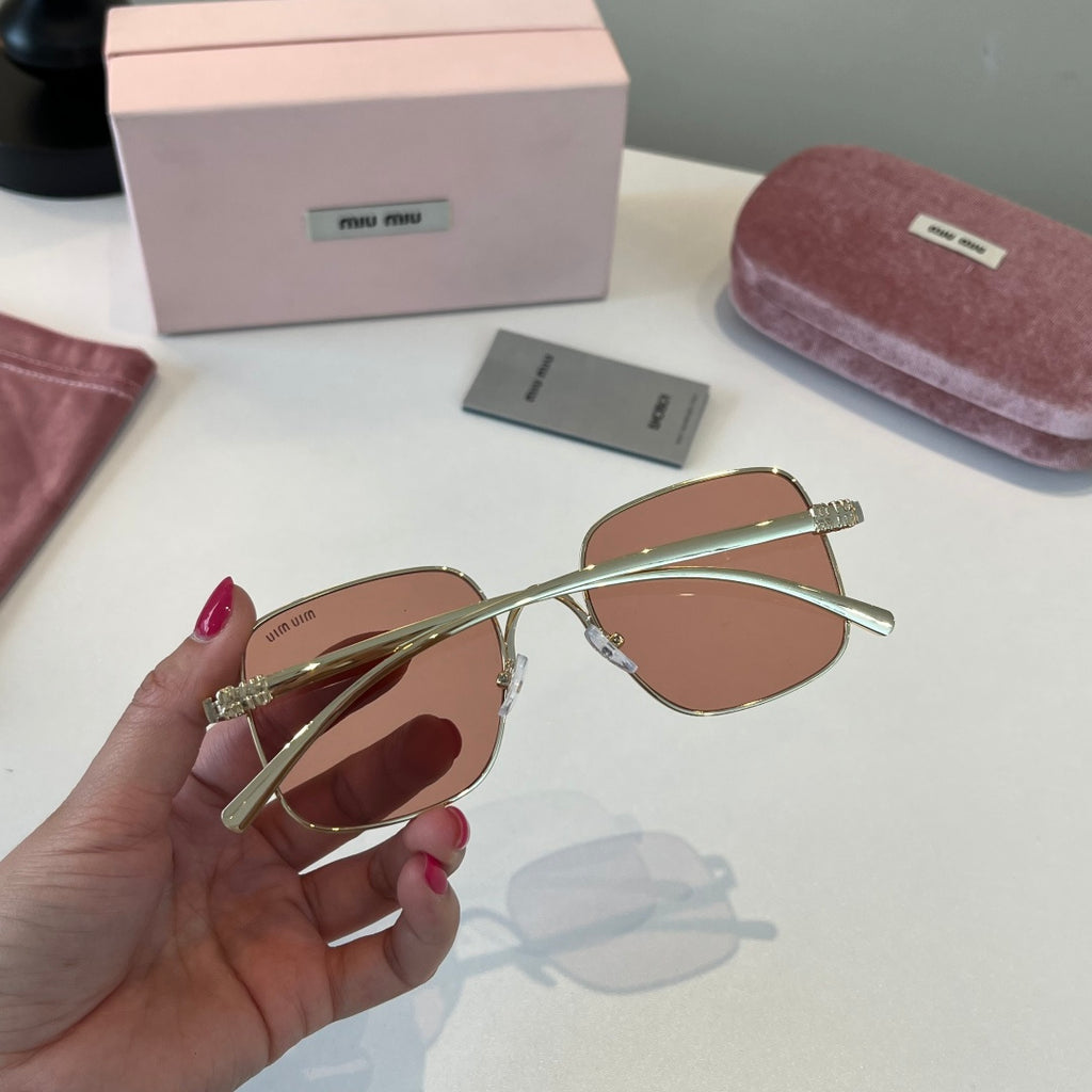 Miu Miu Metal Fashion Red Lens Sunglasses for Men & Women - 358716 - detail image 9