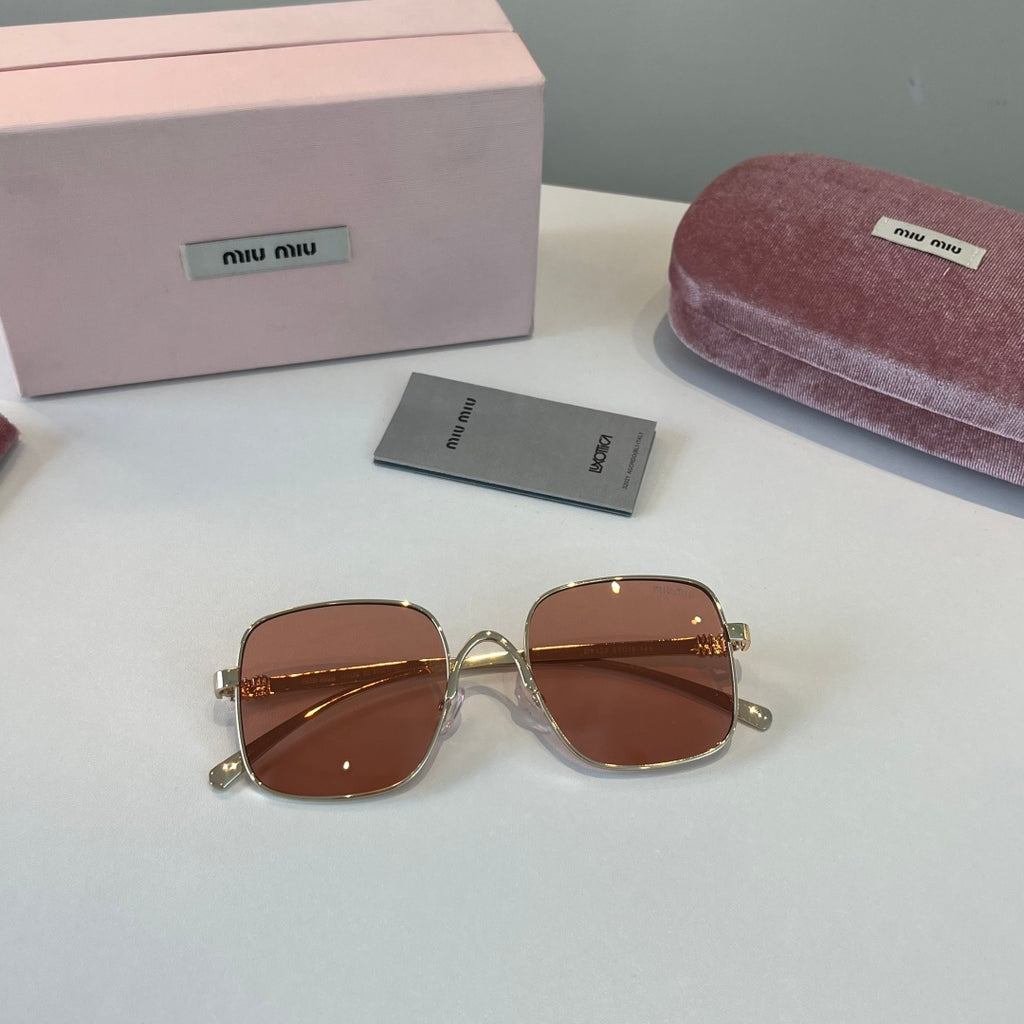 Miu Miu Metal Fashion Red Lens Sunglasses for Men & Women - 358716 - detail image 5