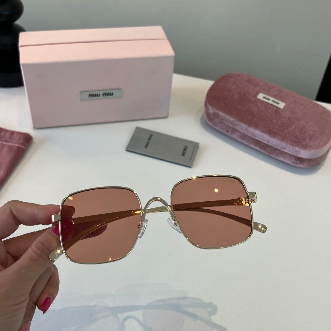 Miu Miu Metal Fashion Red Lens Sunglasses for Men & Women - 358716 - detail image 6