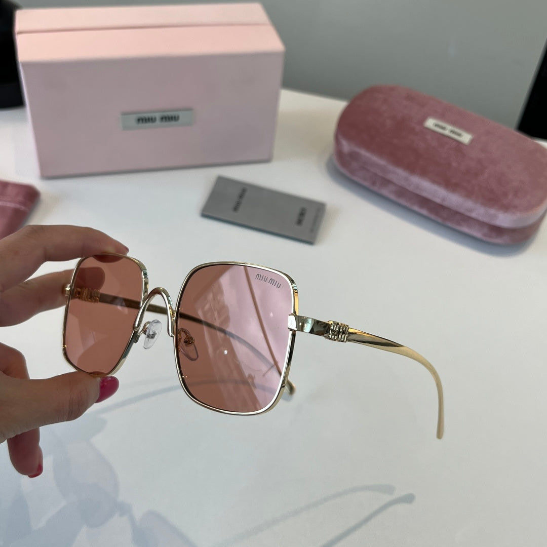 Miu Miu Metal Fashion Red Lens Sunglasses for Men & Women - 358716 - detail image 4