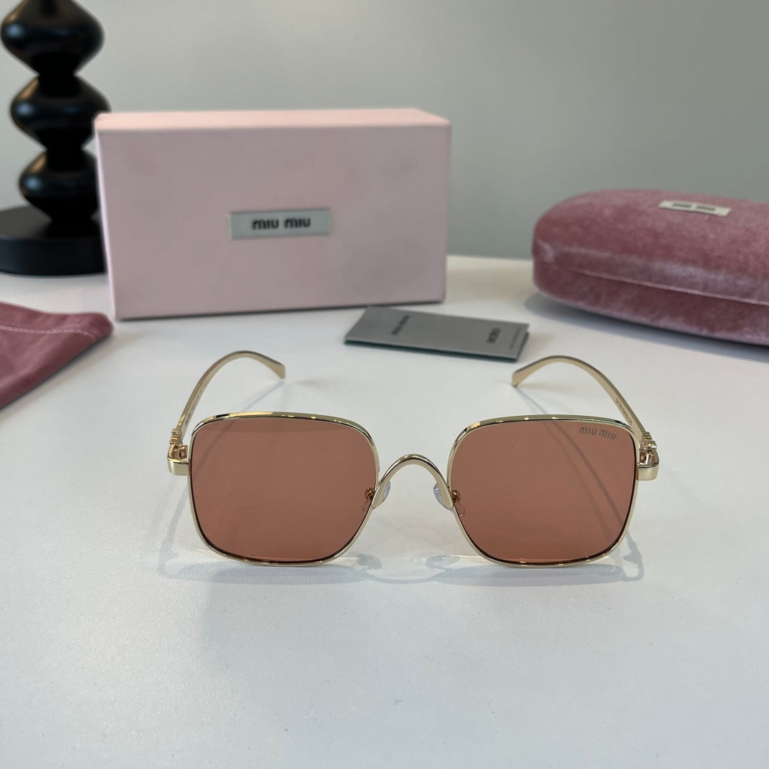 Miu Miu Metal Fashion Red Lens Sunglasses for Men & Women - 449767 - detail image 2