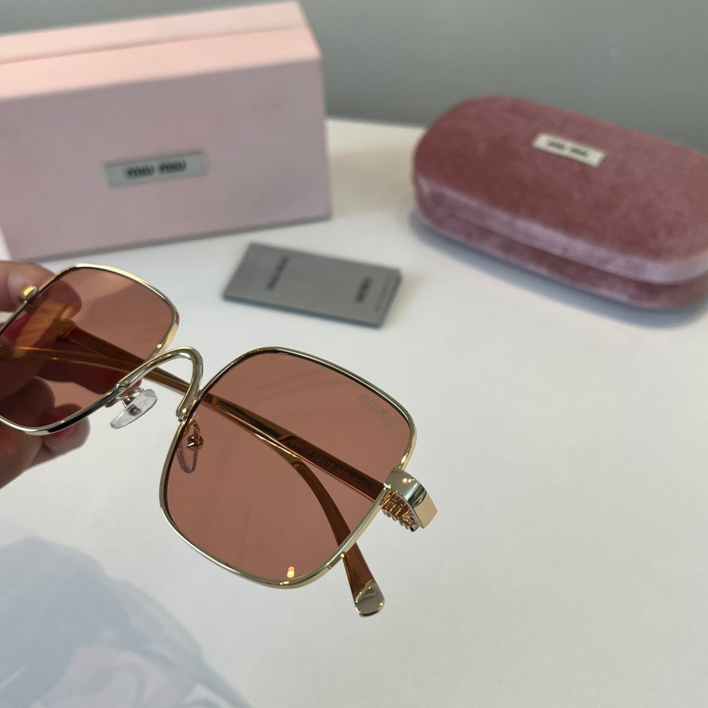 Miu Miu Metal Fashion Red Lens Sunglasses for Men & Women - 449767 - detail image 7