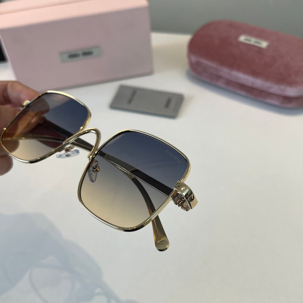 Miu Miu Metal Fashion Silver Lens Sunglasses for Men & Women - 399227 - detail image 6