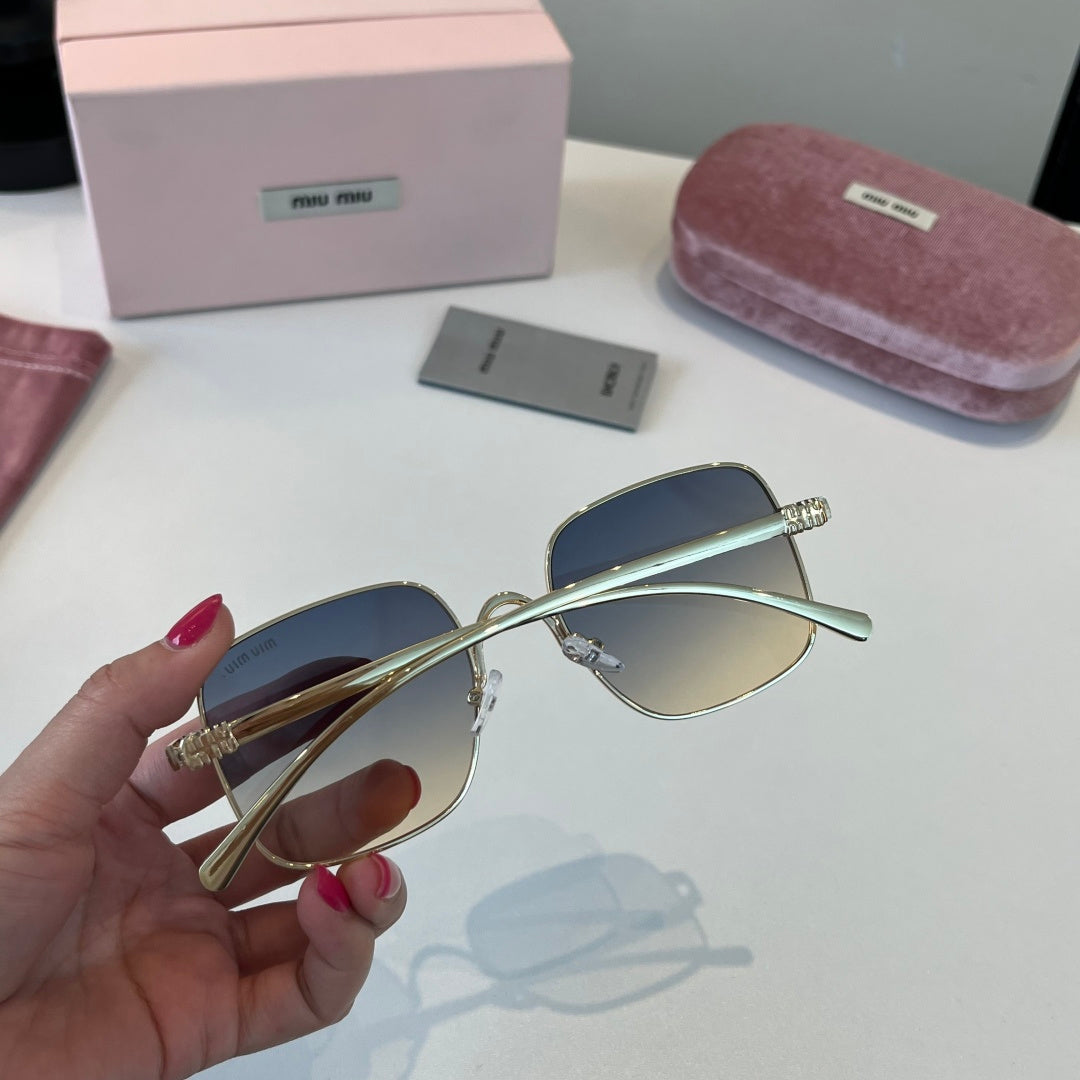 Miu Miu Metal Fashion Silver Lens Sunglasses for Men & Women - 358717 - detail image 9