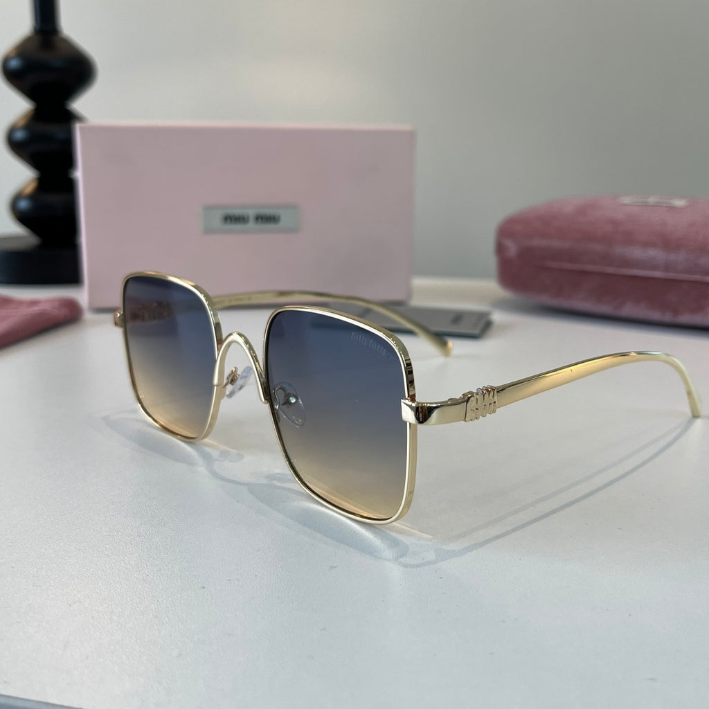 Miu Miu Metal Fashion Silver Lens Sunglasses for Men & Women - 358717 - detail image 3