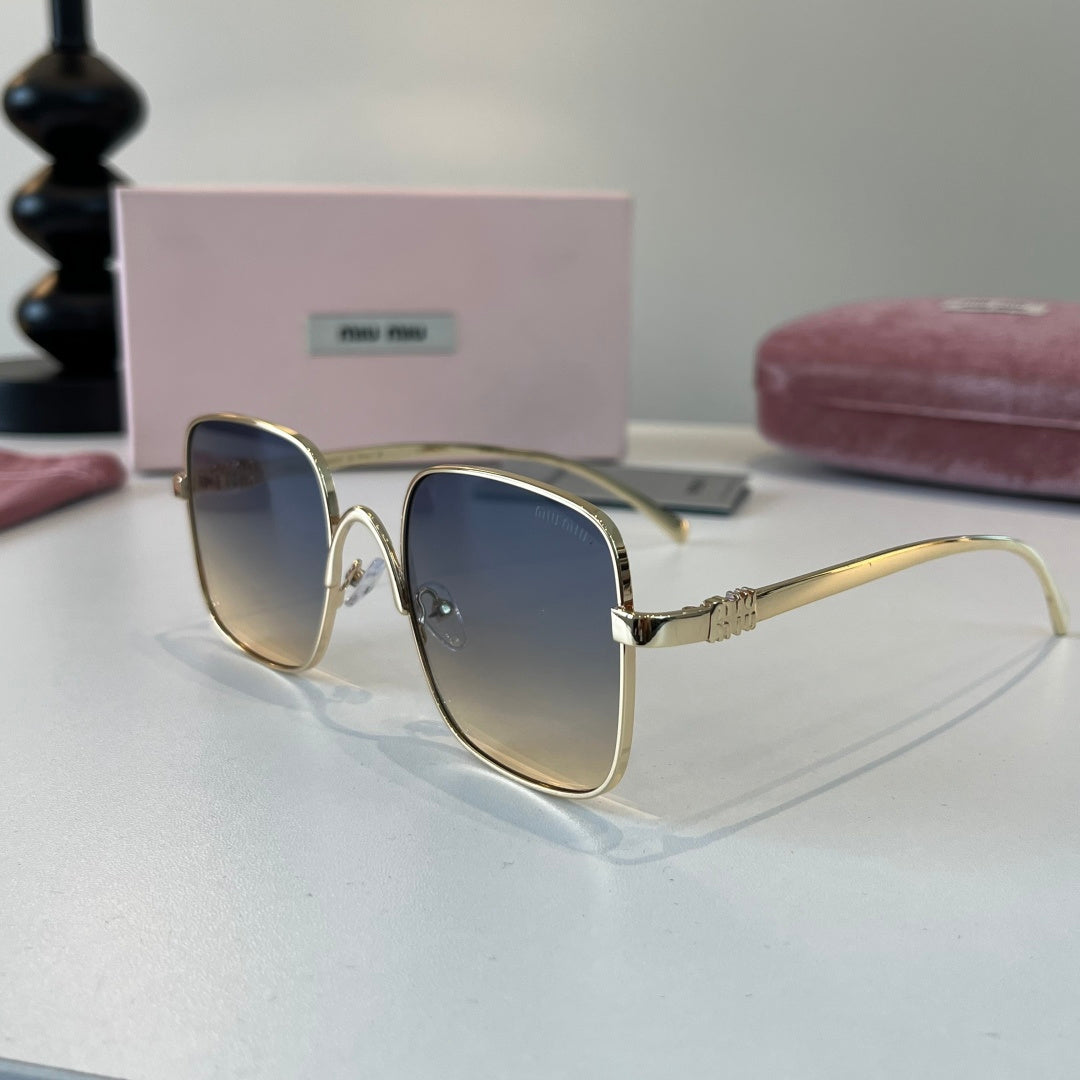 Miu Miu Metal Fashion Silver Lens Sunglasses for Men & Women - 358717 - detail image 3