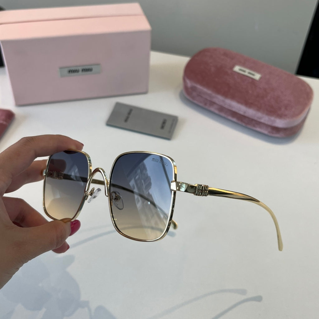 Miu Miu Metal Fashion Silver Lens Sunglasses for Men & Women - 449768 - detail image 4