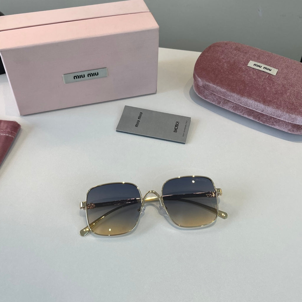 Miu Miu Metal Fashion Silver Lens Sunglasses for Men & Women - 487716 - detail image 5