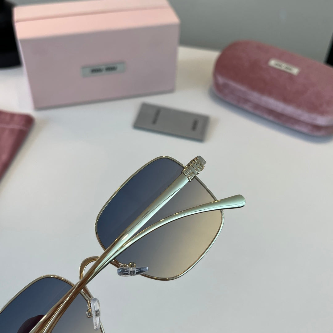 Miu Miu Metal Fashion Silver Lens Sunglasses for Men & Women - 449768 - detail image 8