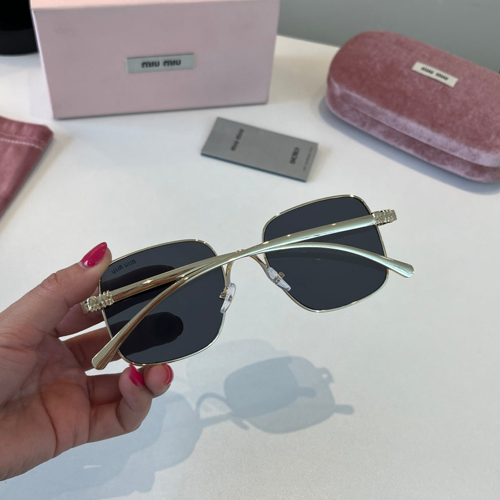 Miu Miu Metal Fashion Silver Lens Sunglasses for Men & Women - 358718 - detail image 6