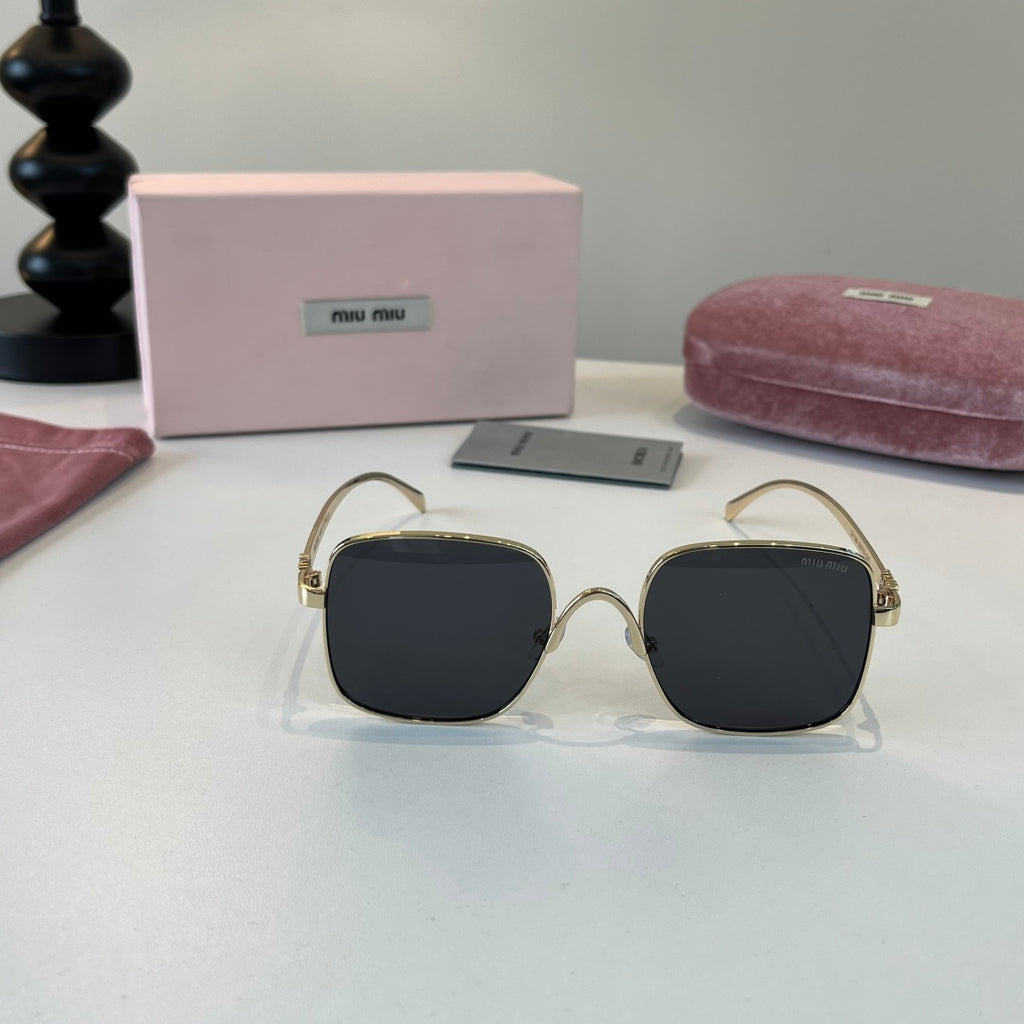 Miu Miu Metal Fashion Silver Lens Sunglasses for Men & Women - 358718 - detail image 2