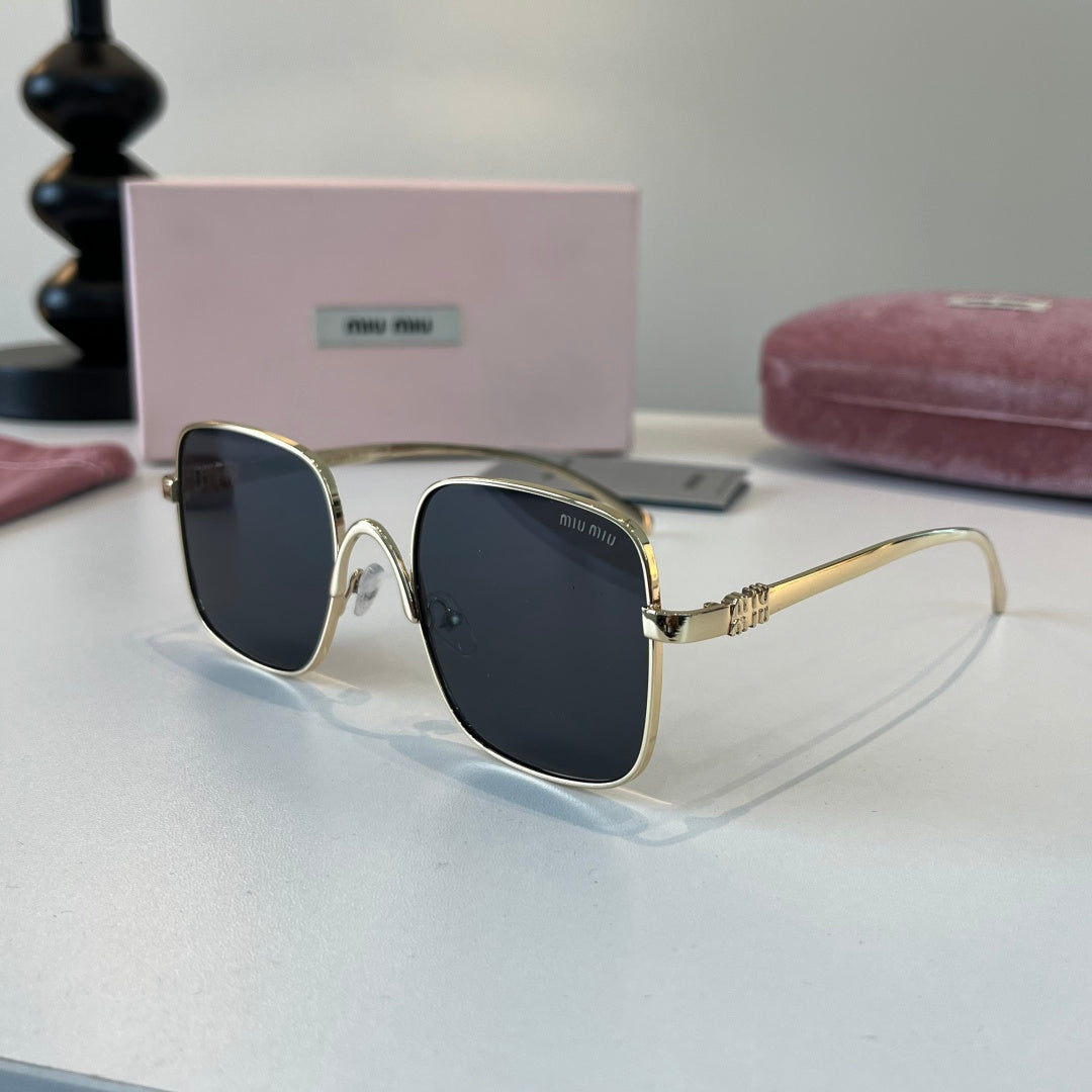 Miu Miu Metal Fashion Silver Lens Sunglasses for Men & Women - 399228 - detail image 3