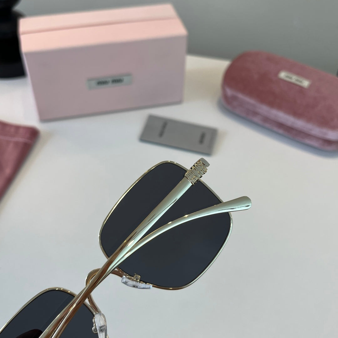 Miu Miu Metal Fashion Silver Lens Sunglasses for Men & Women - 399228 - detail image 5