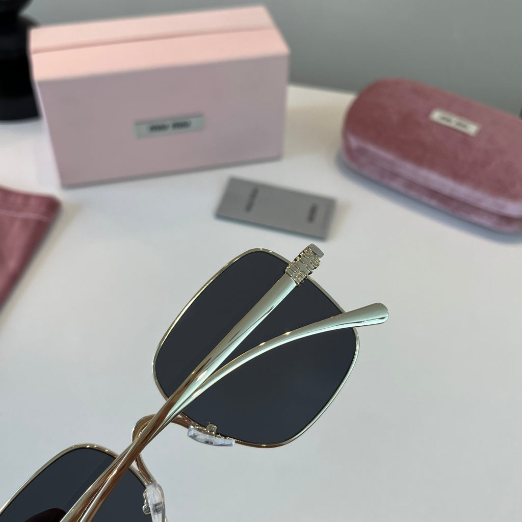 Miu Miu Metal Fashion Silver Lens Sunglasses for Men & Women - 358718 - detail image 5