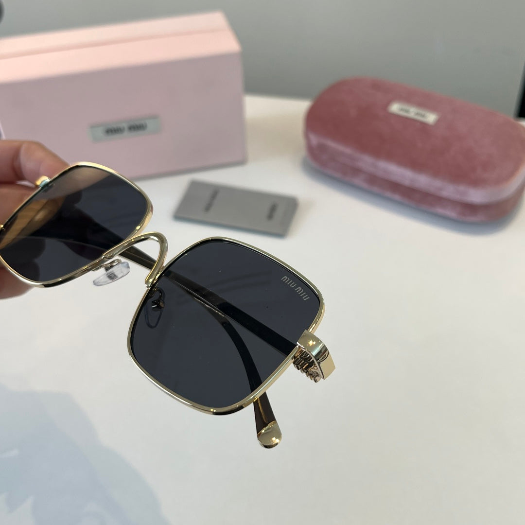 Miu Miu Metal Fashion Silver Lens Sunglasses for Men & Women - 449769 - detail image 4