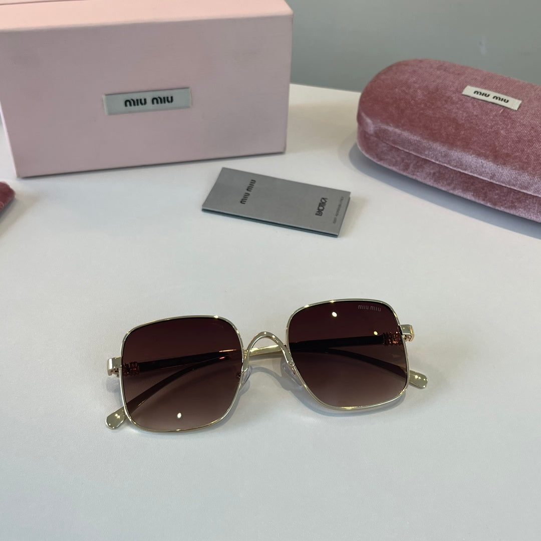 Miu Miu Metal Fashion Red Lens Sunglasses for Men & Women - 358719 - detail image 4