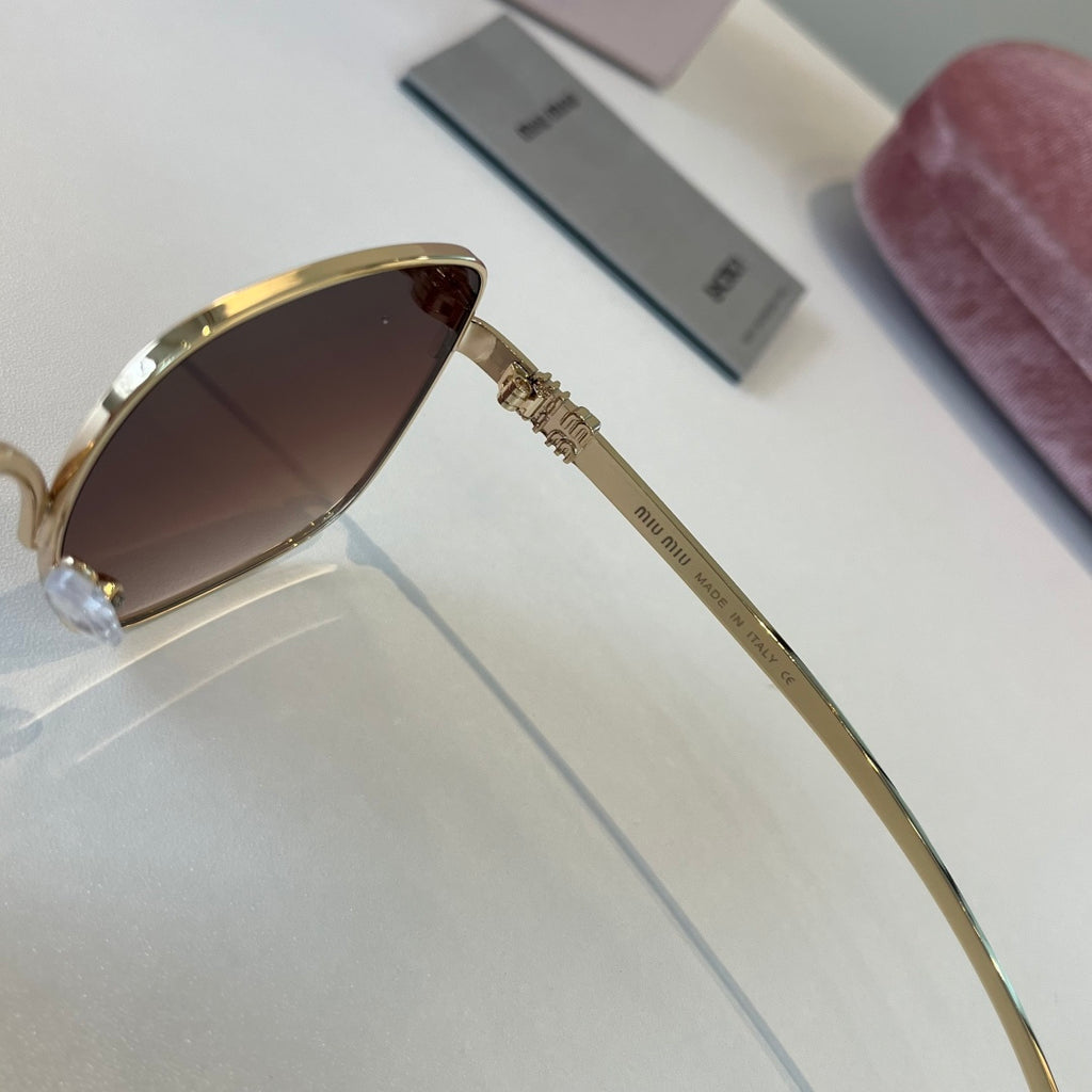 Miu Miu Metal Fashion Red Lens Sunglasses for Men & Women - 399229 - detail image 10