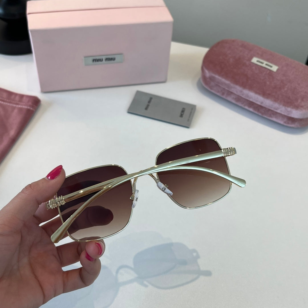 Miu Miu Metal Fashion Red Lens Sunglasses for Men & Women - 358719 - detail image 8