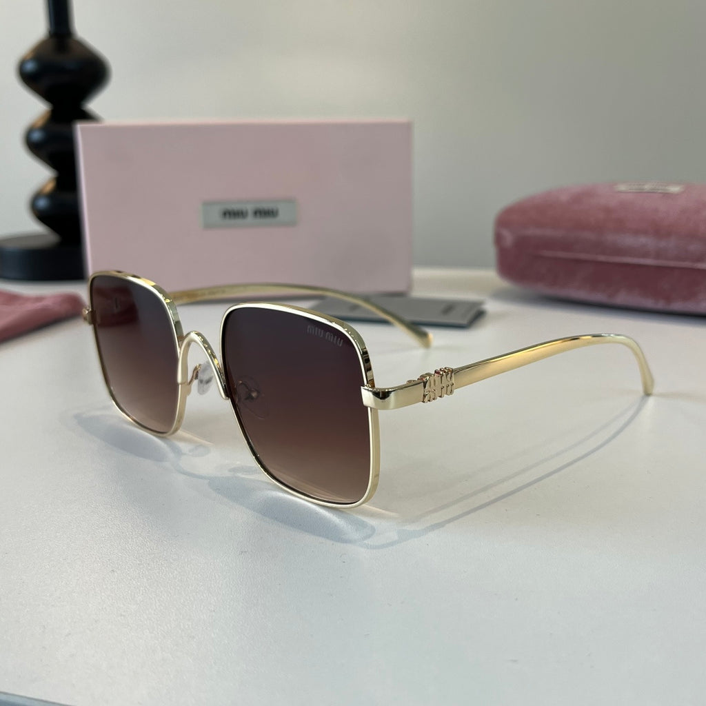 Miu Miu Metal Fashion Red Lens Sunglasses for Men & Women - 358719 - detail image 3
